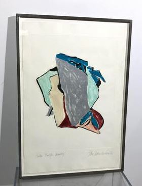 John Chamberlain acrylic on paper