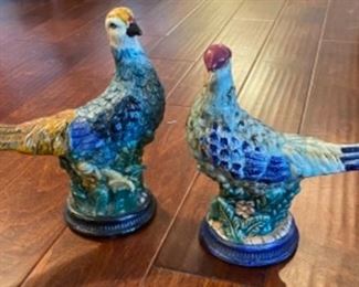 Pair of Porcelain Pheasants