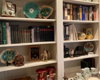 Variety of Decorative Pieces and Books