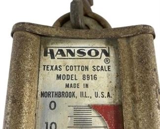 Antique Hanson Texas Cotton Scale