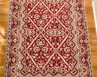 Oriental rug in very good condition.  37 1/2" X 66". 