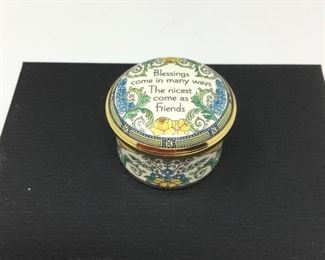 Halcyon Days Enamel Screw Top Box