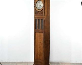 Craftsman Style Grandfather Clock, No Clock Key/Weights
