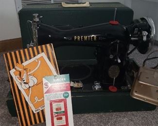 Vintage Premier sewing machine