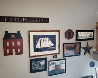 Framed art and home decor