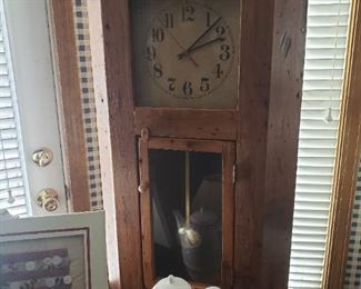 Custom barn wood clock