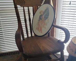 Vintage kid's rocking chair