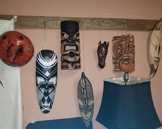 Masks from world travels