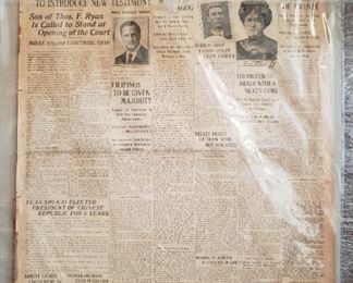 Antique newspaper