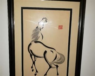 Mid-century Urushibara Yoshijiro wood block print