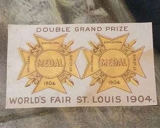 Rare Advertising Brown Shoe Co. Print, "Our White House Queen" Double Grand Prize Winner At The 1904 St. Louis World's Fair