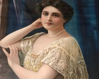 Rare Advertising Brown Shoe Co. Print, "Our White House Queen" Double Grand Prize Winner At The 1904 St. Louis World's Fair