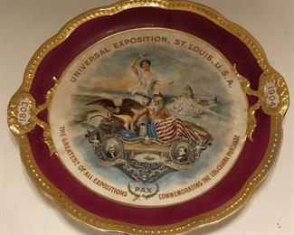 1904 St. Louis World's Plate "Universal Exposition Louisiana Purchase"