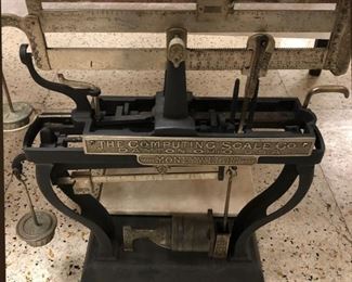 Computing Balance Scale With Marble Top, Dayton, Ohio