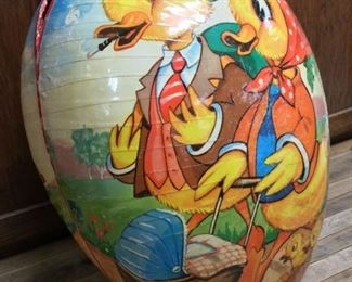 Huge Paper Mache Easter Egg, Western Germany