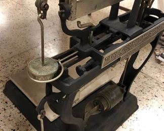 Computing Balance Scale With Marble Top, Dayton, Ohio