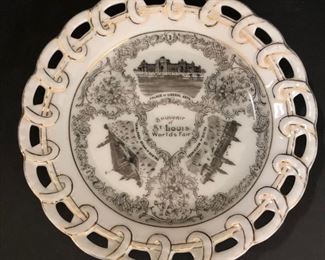 1904 St. Louis World's Fair Plate