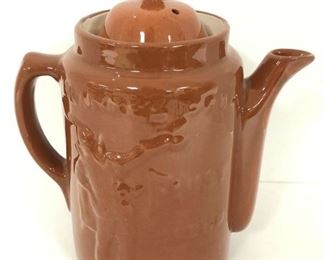Faust Redware Coffee Pot