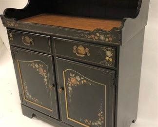 Custom Paint Decorated Dry Sink