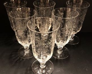 Heisey "Orchid" Stemware