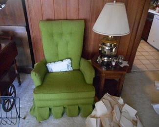 Avocado Green Vintage Chair