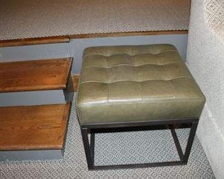 Ogden leather ottoman (2 left) $400 each LOWERED TO $300 EACH! 
