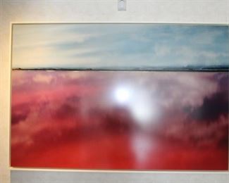 "Red Sea" by listed artist (photographer) Diane Tuft, 40" x 60" $6,900 