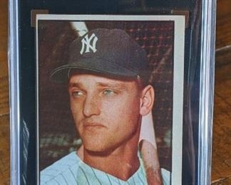 1961 Roger Maris Topps Baseball Card; Graded