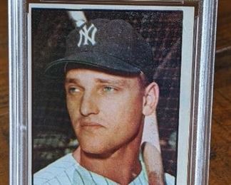 1961 Roger Maris Topps Baseball Card; Graded