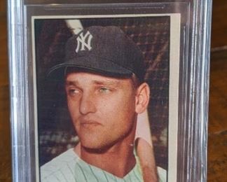 1961 Roger Maris Topps Baseball Card; Graded