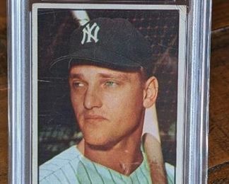 1961 Roger Maris Topps Baseball Card; Graded