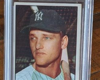 1961 Roger Maris Topps Baseball Card; Graded