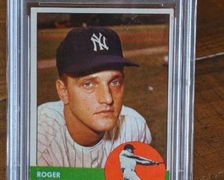 1963 Topps Roger Maris Card; PSA 5
