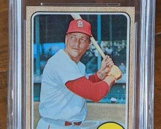 1968 Topps Roger Maris Card; GA 8
