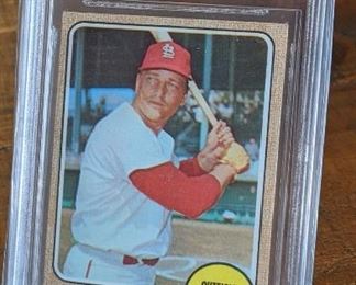 1968 Topps Roger Maris Card; Beckett 5.5
