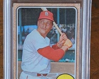 1968 Topps Roger Maris Card; PSA 3
