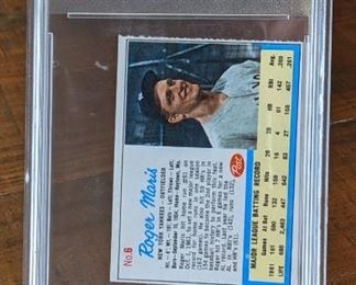 Rare 1962 Post Cereal Roger Maris from Life Magazine Ad; PSA 8, Pop. 21
