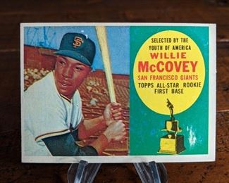 1960 Topps Willie McCovey All-Star Rookie Baseball Card
