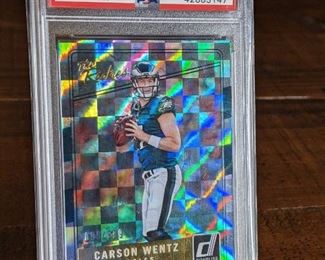 2016 Panini Donruss The Rookie Carson Wentz #2 Rookie Card; PSA 10 Gem Mint
