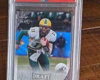 2016 Leaf Draft Carson Wentz #12 Rookie Card; PSA 10 Gem Mint
