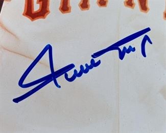 Willie Mays Hand-signed 8x10 Color Photo; Beckett COA
