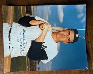 Clete Boyer and Willie Crawford Hand-Signed Autographed 8x10 Photos
