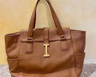 Item 426:  Isaac Mizrahi Leather Bag: $85