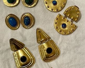 Item 448:  Assorted Sterling Silver Clip Earrings:  $18/Each