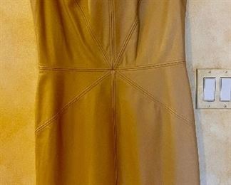 Item 498:  Escada Leather Dress (size 40):  $185
