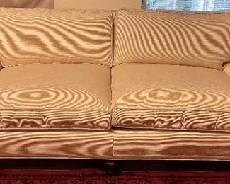 Item 535:  This is a great sofa!  I know the picture is funky but it is in excellent condition - firm but comfortable and no tears, marks, etc.- 76"l x 21.5"w x 28.5"h $575