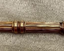 Item 565:  Esterbrook and Co. Antique Propelling Pen/Fountain Pen (No. 267) with Amber Seal: $85