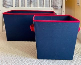 Item 50:  (2) Fabric Storage Containers: $28 for both