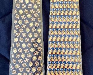 Item 51:  Lot of Ties, one with Dice:  $24