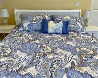 Item 89:  Queen Down Comforter and Pillows:  $75